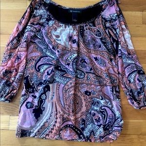 INC Paisley Blouse
